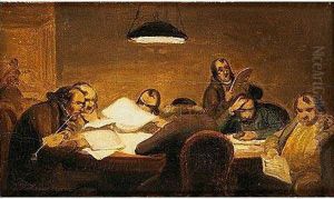 Gabinete De Lectura by Johann Peter Hasenclever