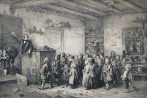 Das Schulexamen by Johann Peter Hasenclever