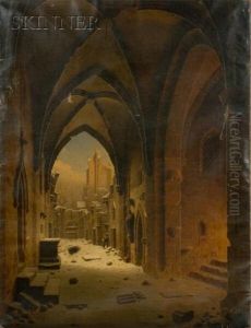 Klester Ruin... Um Winter Abine