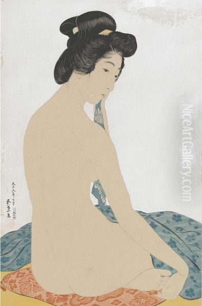 Woman After A Bath - view 1