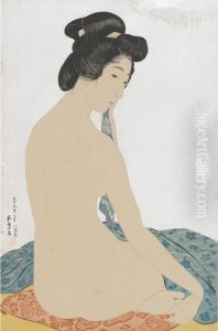 Woman After A Bath by Goyo Hashiguchi
