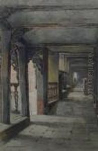 Chester - The Rows Watergate Street by Ernest William Haslehurst