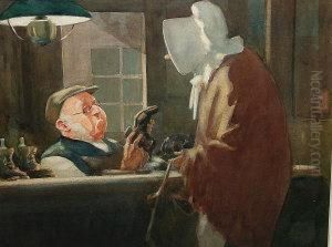 Woman At The Shoemaker's