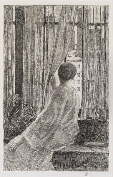 Marie At The Window - view 1