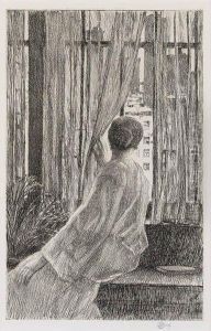 Marie At The Window by Childe Hassam