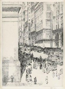 Fifth Avenue, Noon by Childe Hassam