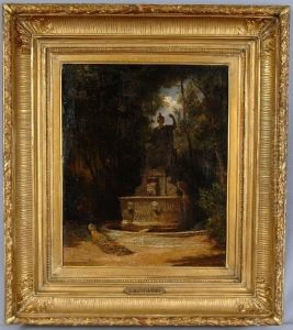 Minervabrunnen-italien by Johann Heinrich Hasselhorst