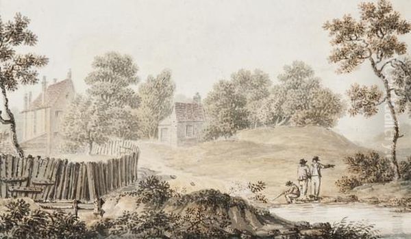 Pair Of Country Scenes - view 1