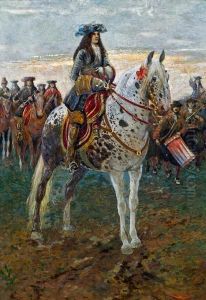Prinz Eugen (?) Zu Pferd by Karl Ludwig Hassmann