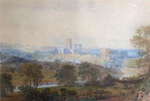 An Extensive View Of Durham City Viewed From Outlying Fields - view 1