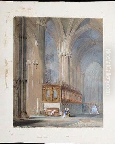 The Interior Of Durham Cathedral - view 1
