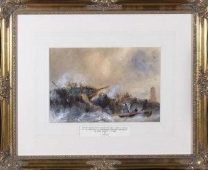 William Darling And His Daughter Grace At The Wreck Of The Forfarshire, Longstone Lighthouse, The Farne Islands, 7.9.1838