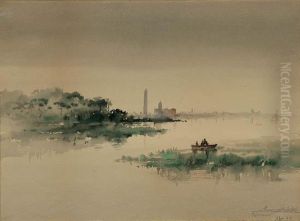 View Of The Potomac by Lorenzo James Hatch