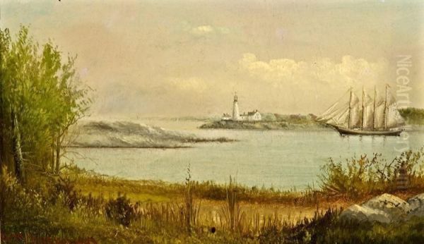 Portland Head Light From Cushing Island - view 1