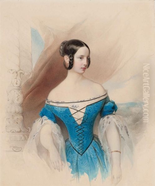 Portrait Of Grand Duchess Alexandra Nikolaevna - view 1