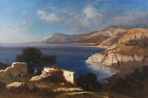 Sudliche Kustenlandschaft by Michael Haubtmann