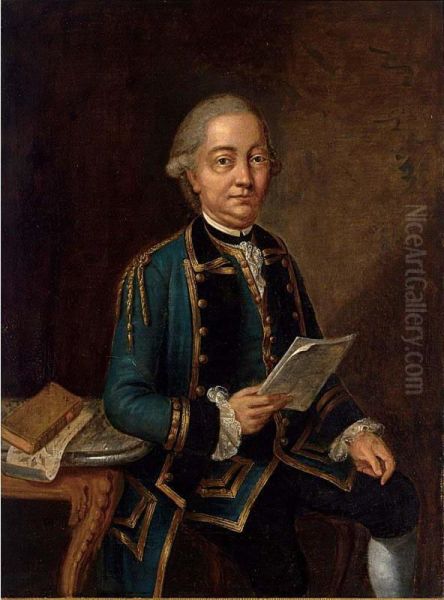 A Portrait Of Onno Tamminga Baron Du Tour - view 1
