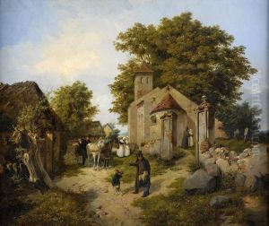 Dorfansicht In Mecklenburg? by August C. Haun