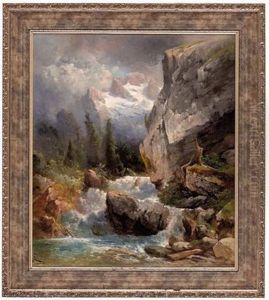 Wildbach In Den Osterreichischen Alpen