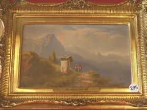 Blick Uber Den Wolfgangsee by Carl Haunold