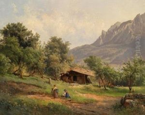 Aus Unterach Am Attersee by Karl Franz Emanuel Haunold