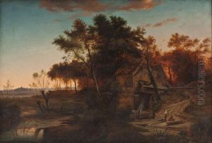 Landschaft Mit Muller Und Fischer Bei Bamberg