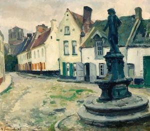 Ville En Flandres by Gaston Haustrate