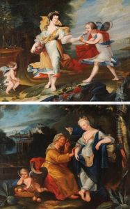 Soggetto Allegorico by Johann Wolfgang Hauwiller