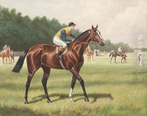Jockey Auf 'spearmint' by Alfred Charles Havell