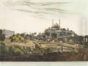 A View At Lucknow by Daniel Havell