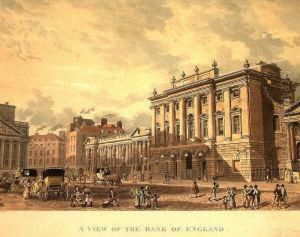 A View Of The Bank Of England by Daniel Havell