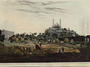 A View At Lucknow; And Poohah by Daniel Havell