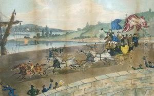"stage Coach With The News Of Reform"