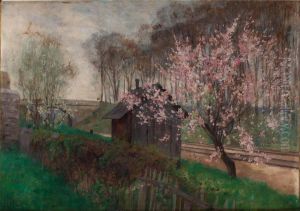 Blommande Korsbarstrad by Henri Havet
