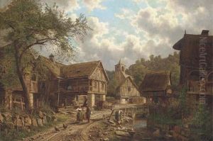 Village Life by Bedrich Havranek