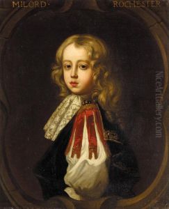 Portrait Of Charles, Lord Wilmot, Son Of Henry, Earl Of Rochester, When A Child by Thomas Hawker