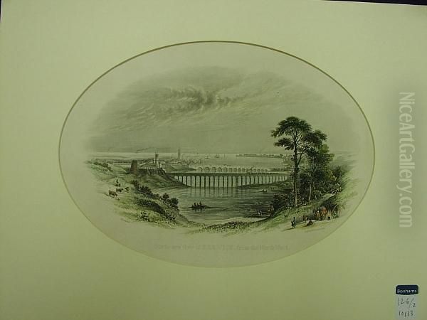 Royal Border Bridge Over The Tweed At Berwick - view 1
