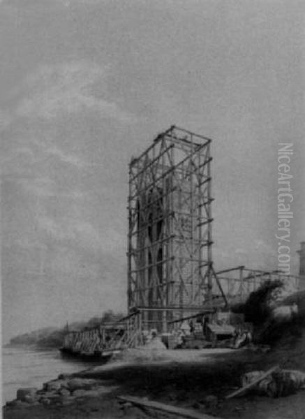 Britannia Bridge, Carnarvon Tower - view 1
