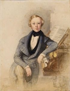 Portrait Des Jungen Eduard Hummel Portrait Des Jungen Eduard Hummel