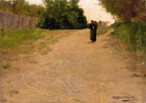 Paysanne Sur Un Chemin by Louis Welden Hawkins
