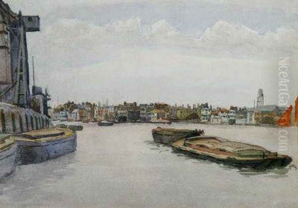 Limehouse Reach On The Thames - view 1