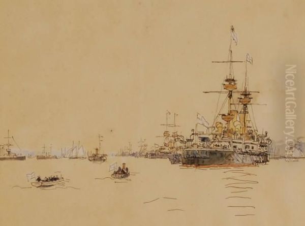 Naval Harbour Scene - view 1