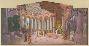 Theater Scene by Hughson Hawley