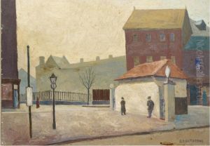 Petrol Station by Elwin Hawthorne