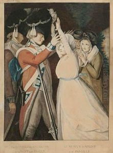 Powrot Zolnierza Do Swej Rodziny by George Charles Haxthausen