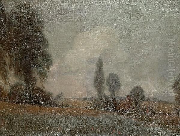 Landscape Under Stormy Skies. - view 1
