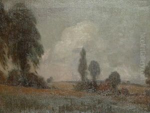 Landscape Under Stormy Skies. by James Hamilton Hay