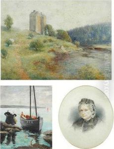 A Portrait Of An Elderly Lady, Oval (3) A Portrait Of An Elderly Lady, Oval (3)