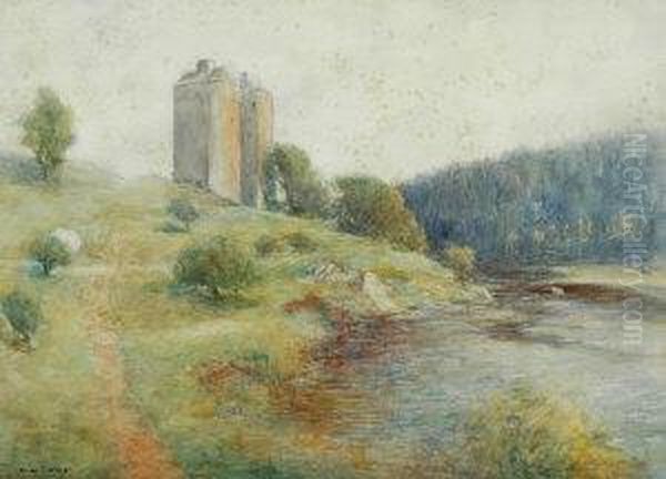 Neidpath Castle - view 1