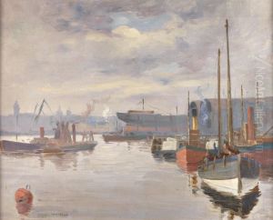 Aberdeen Harbour by Ralph William Hay